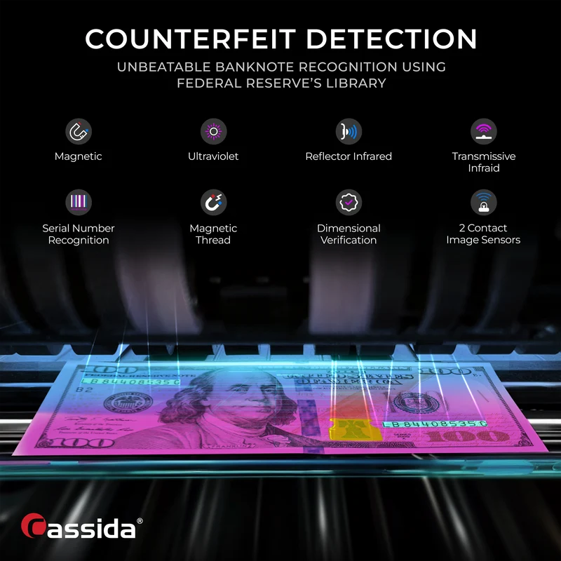 Cassida 8800R V2 Mixed Bill Counter