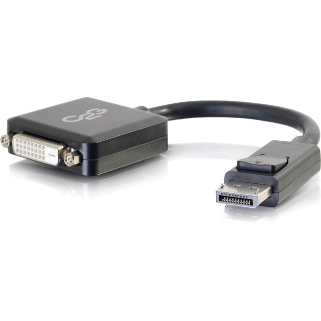 8In Displayport Male To Single Link Dvi-D Female Adapter Converter - Black (Taa