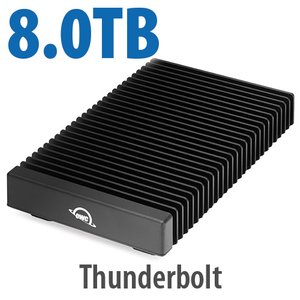 8.0TB OWC ThunderBlade X8 Thunderbolt (40Gb/s) NVMe RAID SSD External Storage