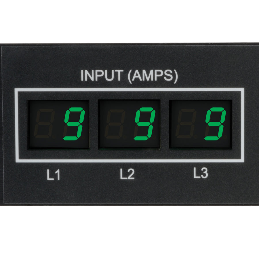 8.6kW 3-Phase Metered PDU - 208/120V Power Distribution Unit | Tripp Lite PDU3MV6L2130