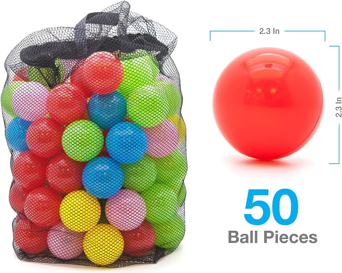 8x7 Junior Inflatable Bouncer With Slide And 50 Balls