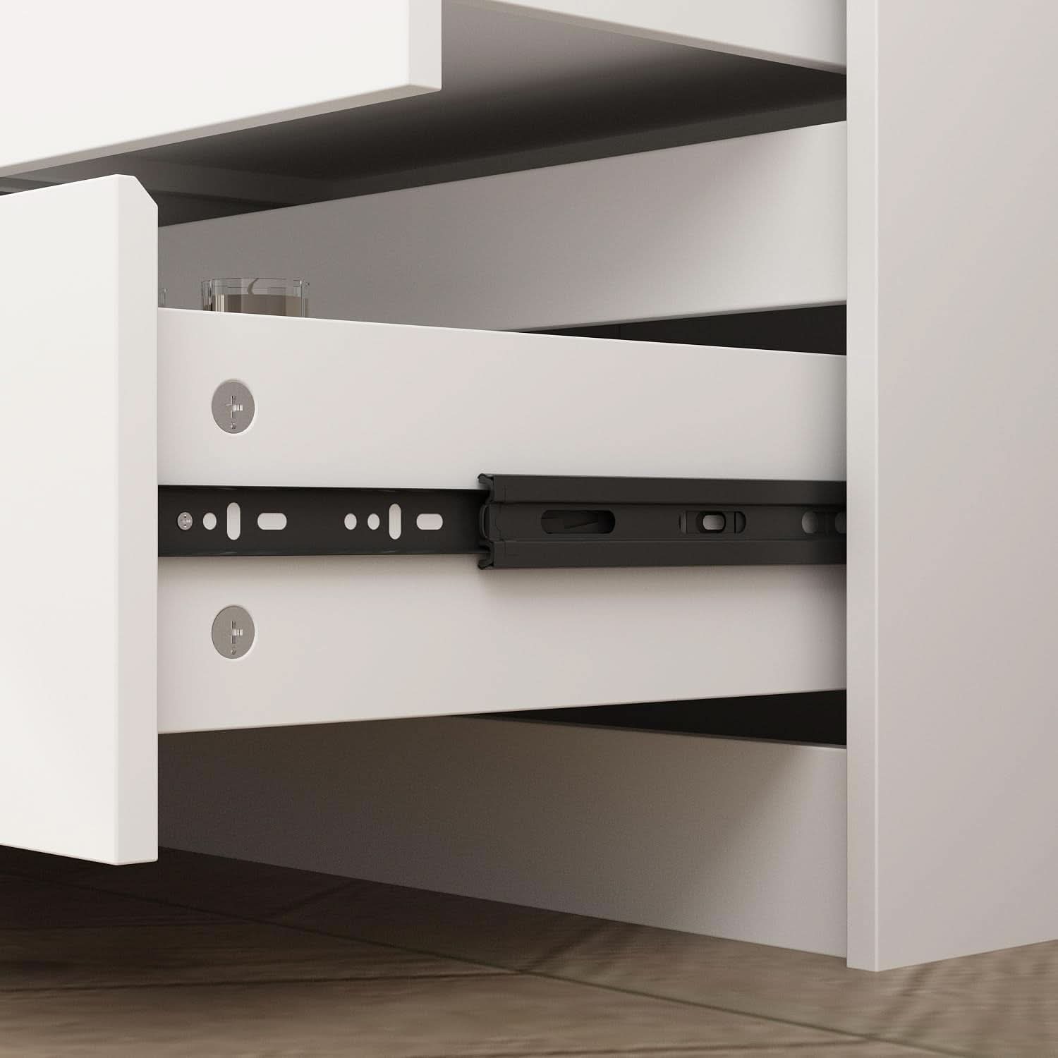 9 Drawer White Dresser For Bedroom Storage Eco Friendly Wood Finish
