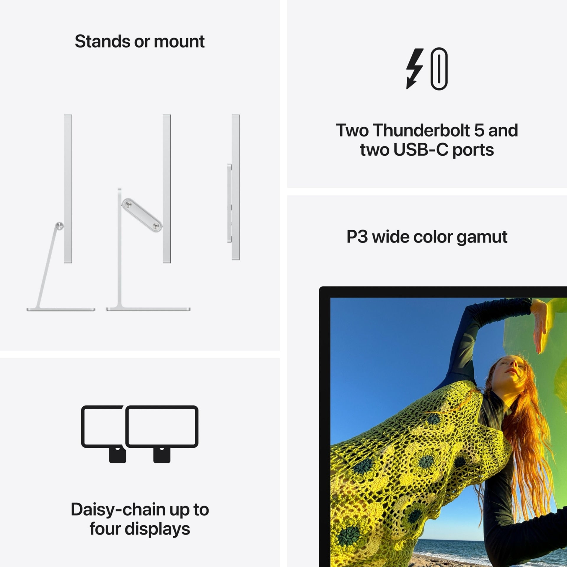 NEW APPLE STUDIO DISPLAY MFEY4LL/A (A3350) 27-INCH (5120X288