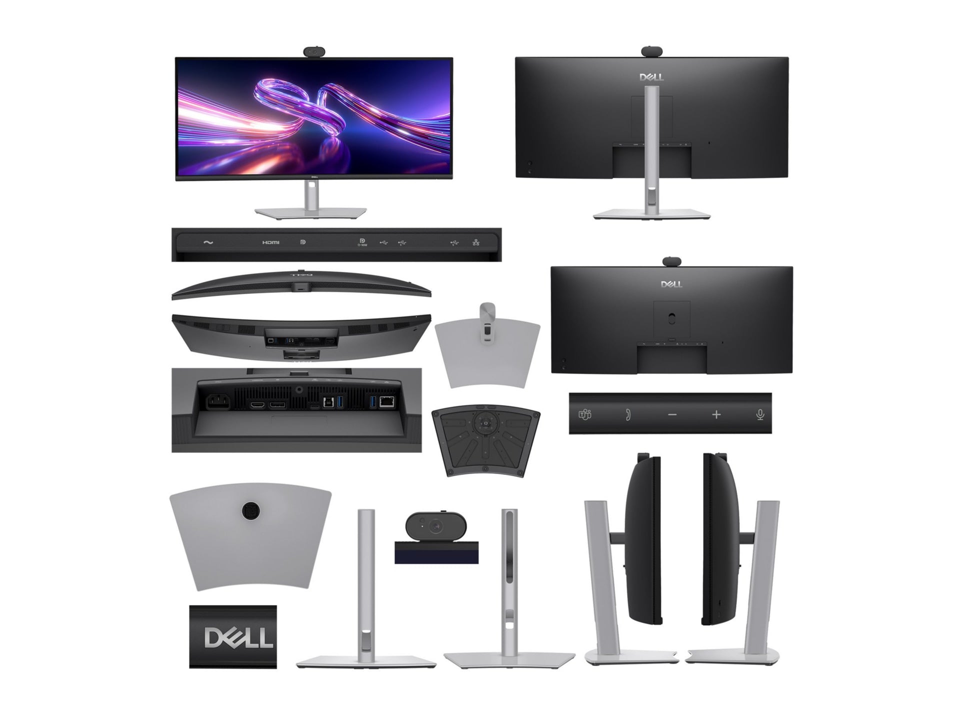 Dell Pro P 34 USB-C Hub Webcam Monitor - P3426WEV