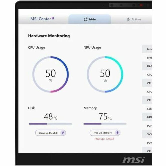 MSI Venture A16 AI A2HMTG-043US