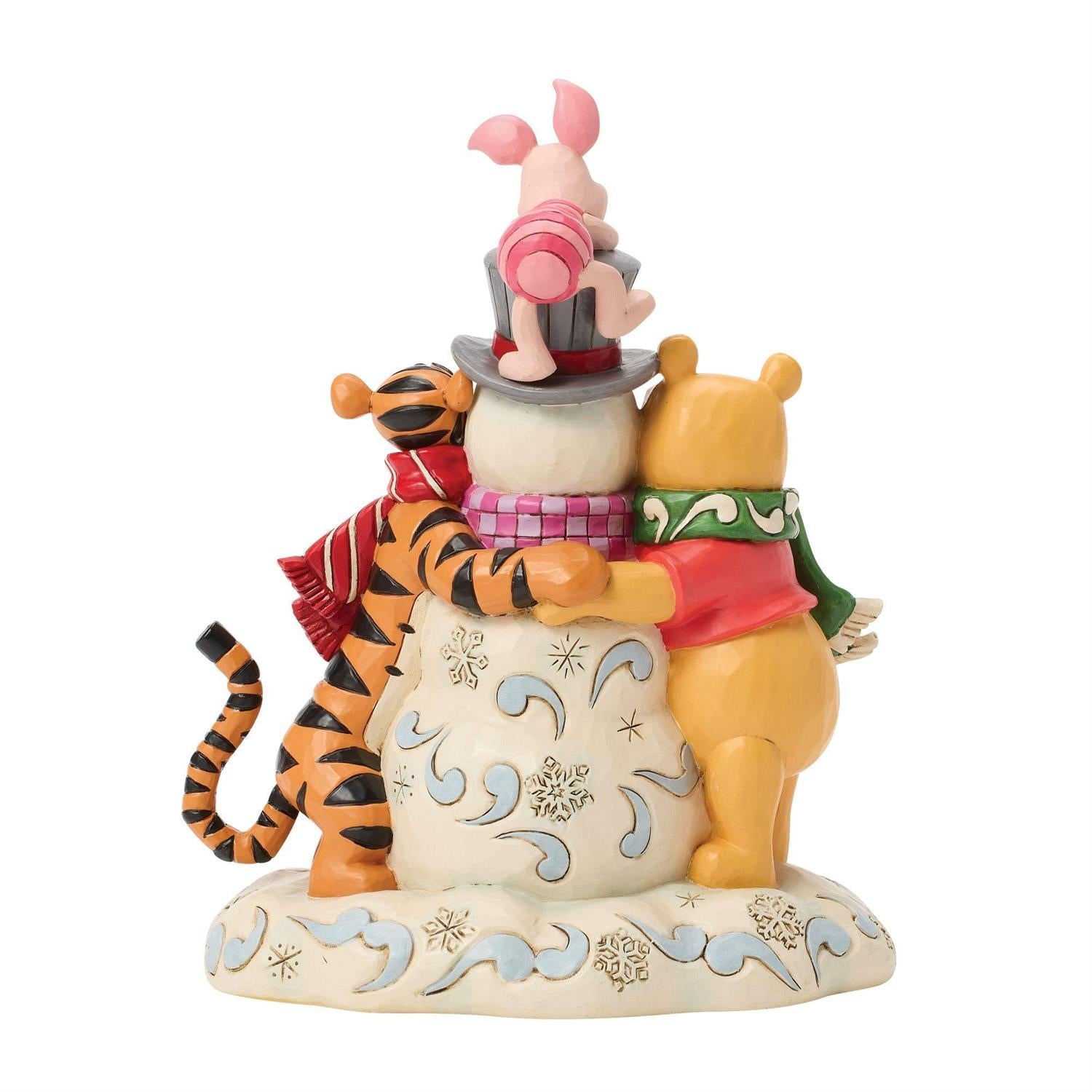 A Chilly Creation - Pooh & Friends Snowman Figurine