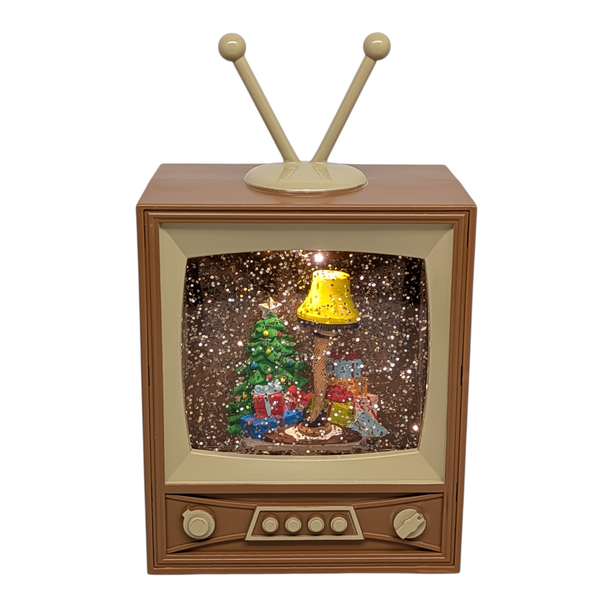A Christmas Story LED Musical Television Waterglobe - 8.5 Inch