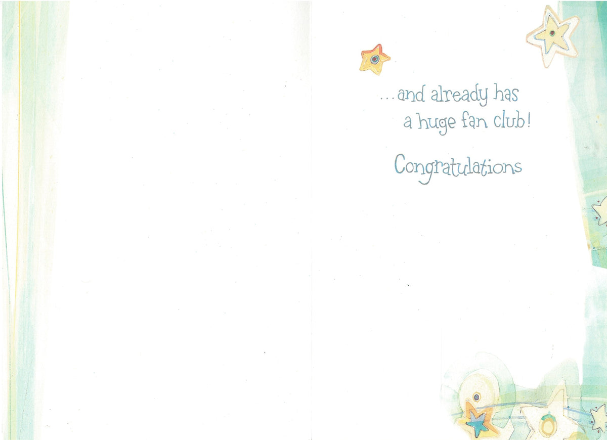 A Star is Born - New Baby Card