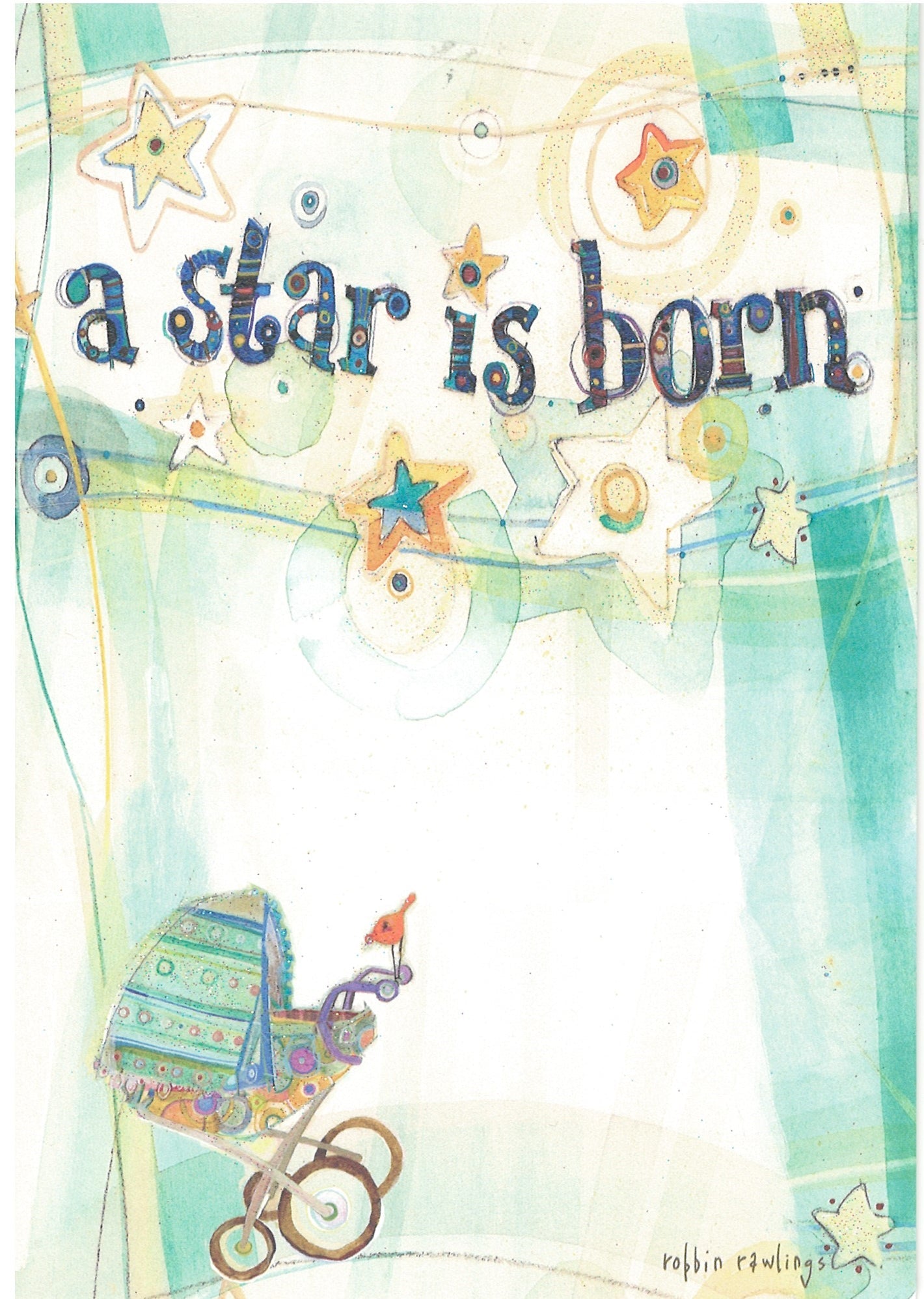 A Star is Born - New Baby Card