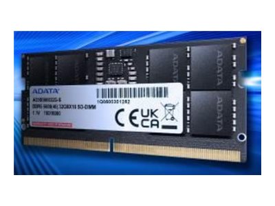 ADATA - DDR5 - module - 16 GB - SO-DIMM 262-pin - 5600 MHz / PC5-44800 - CL46 - 1.1 V - on-die ECC