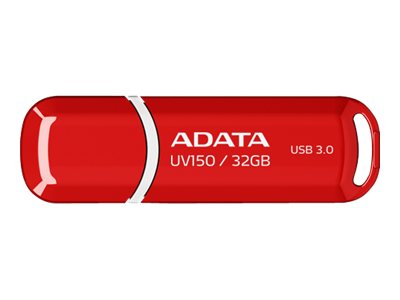 ADATA DashDrive UV150 - USB flash drive - 32 GB - USB 3.0 - red