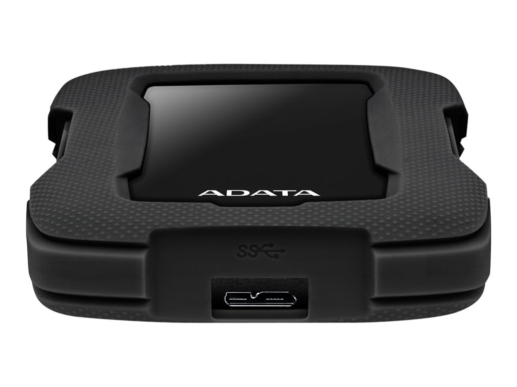 ADATA HD330 - Hard drive - 1 TB - external (portable) - USB 3.1 - 256-bit AES - black