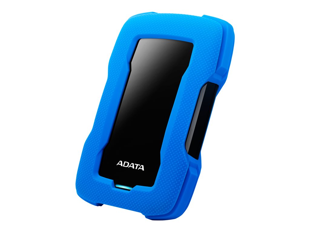 ADATA HD330 - Hard drive - 1 TB - external (portable) - USB 3.1 - 256-bit AES - blue