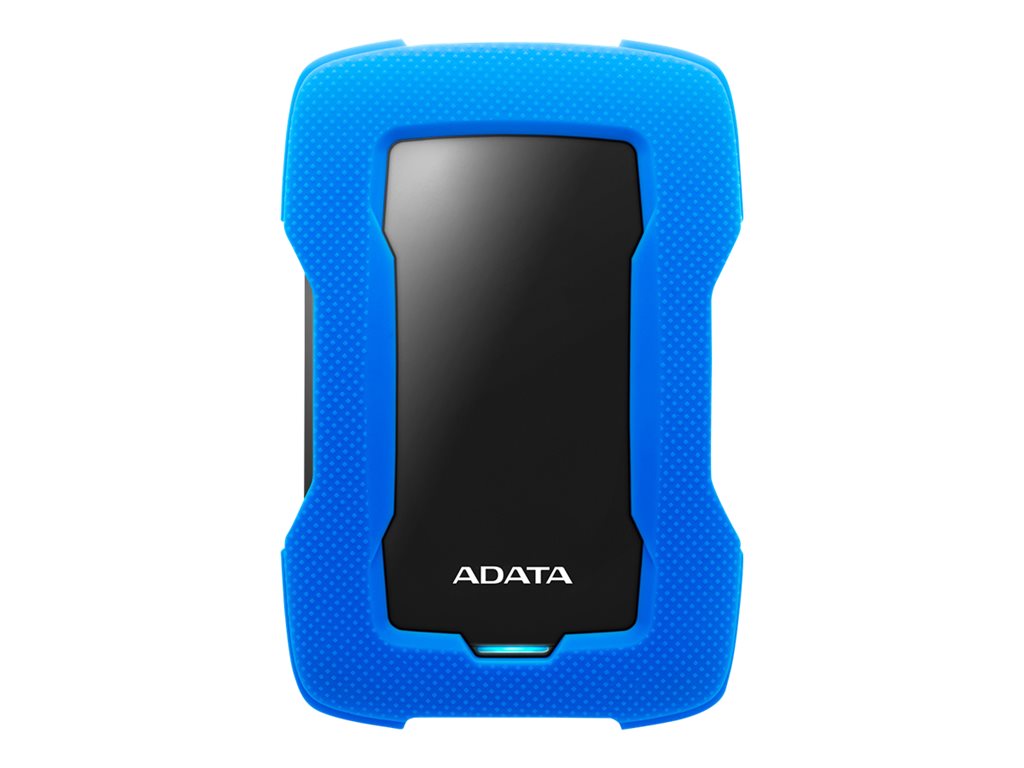ADATA HD330 - Hard drive - 1 TB - external (portable) - USB 3.1 - 256-bit AES - blue