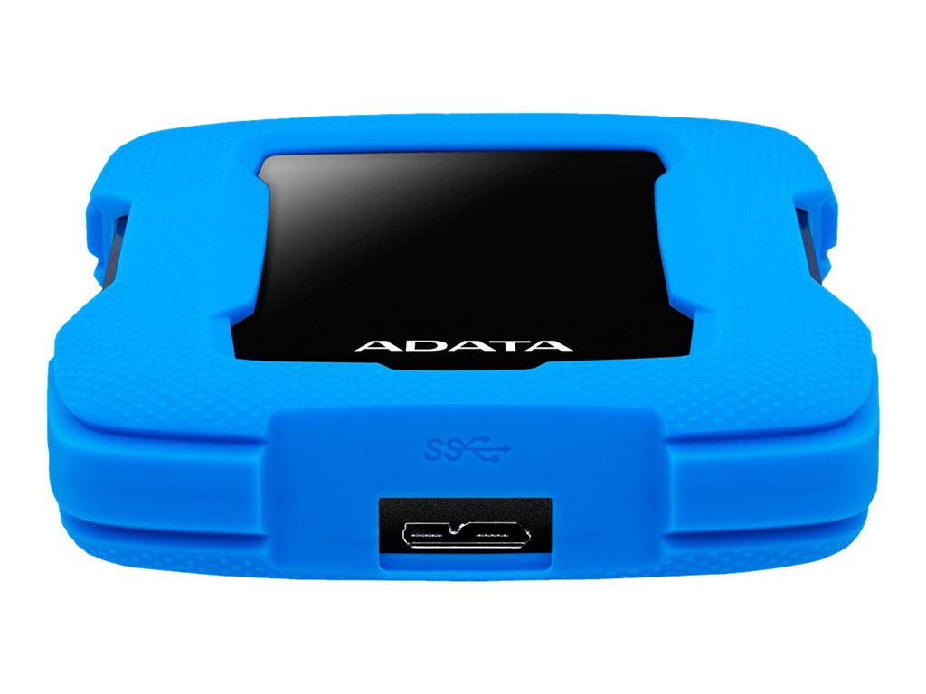 ADATA HD330 - Hard drive - 2 TB - external (portable) - USB 3.1 - 256-bit AES - blue
