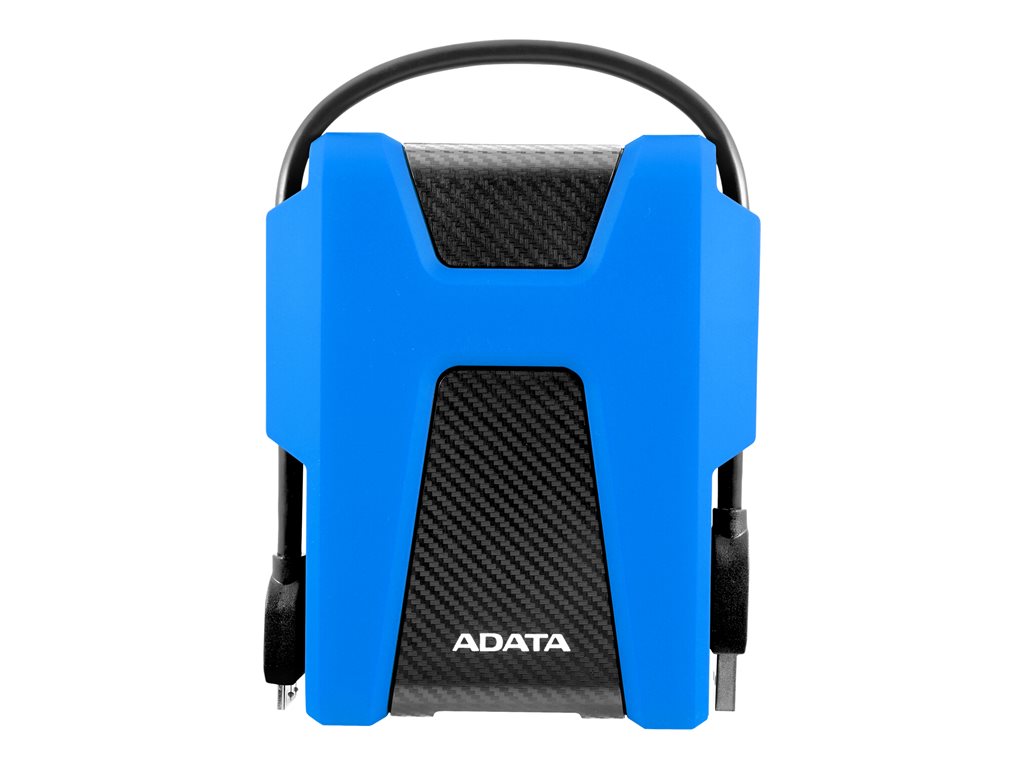 ADATA HD680 - Hard drive - encrypted - 1 TB - external (portable) - USB 3.1 - 256-bit AES - blue