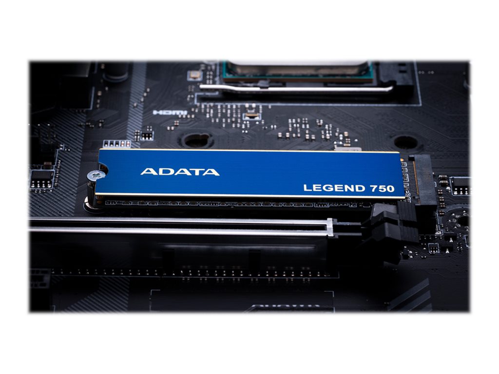 ADATA Legend 750 - SSD - 500 GB - internal - M.2 2280 - PCIe 3.0 x4 (NVMe) - 256-bit AES