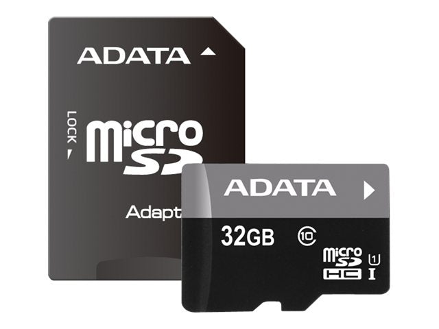 ADATA Premier - Flash memory card (microSDHC to SD adapter included) - 32 GB - UHS Class 1 / Class10 - microSDHC UHS-I