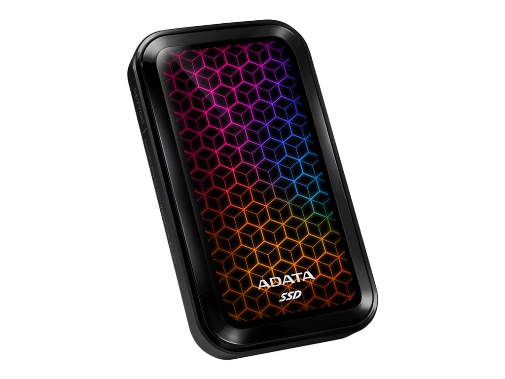ADATA SE770G - SSD - 512 GB - external (portable) - USB 3.2 Gen 2 (USB-C connector) - black