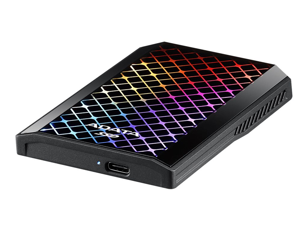 ADATA SE900G - SSD - 512 GB - external (portable) - USB 3.2 Gen 2x2 (USB-C connector) - black