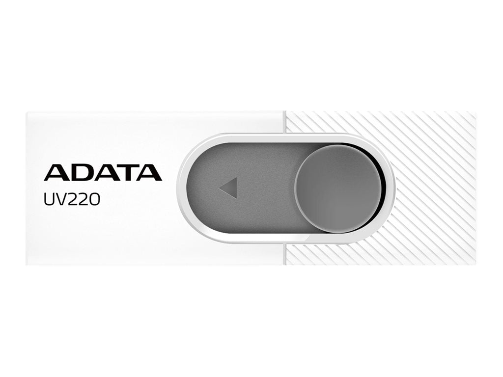ADATA UV220 - USB flash drive - 32 GB - USB 2.0 - white/gray