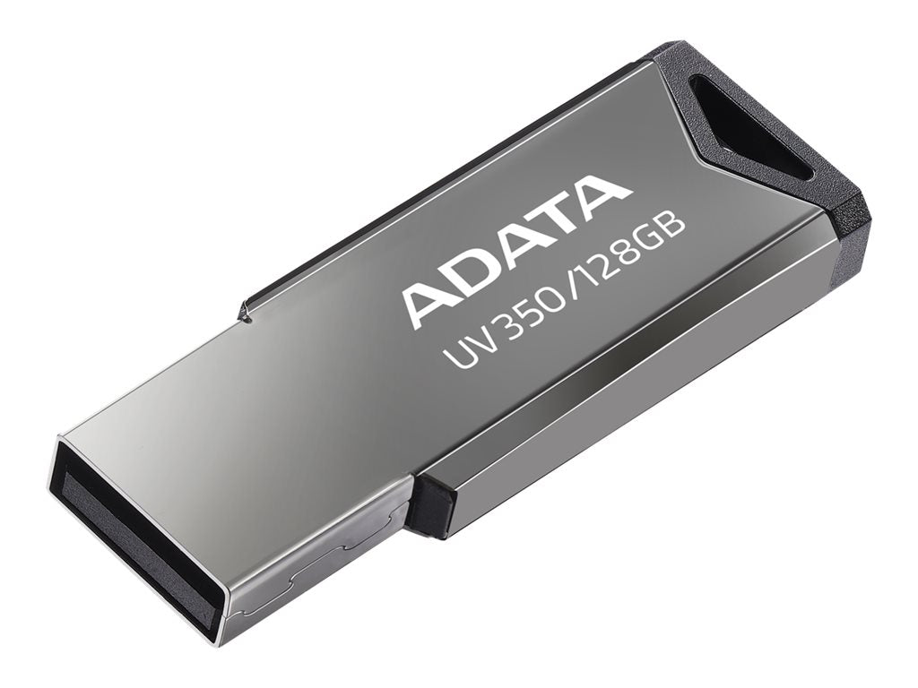 ADATA UV350 - USB flash drive - 128 GB - USB 3.2 Gen 1 - silver
