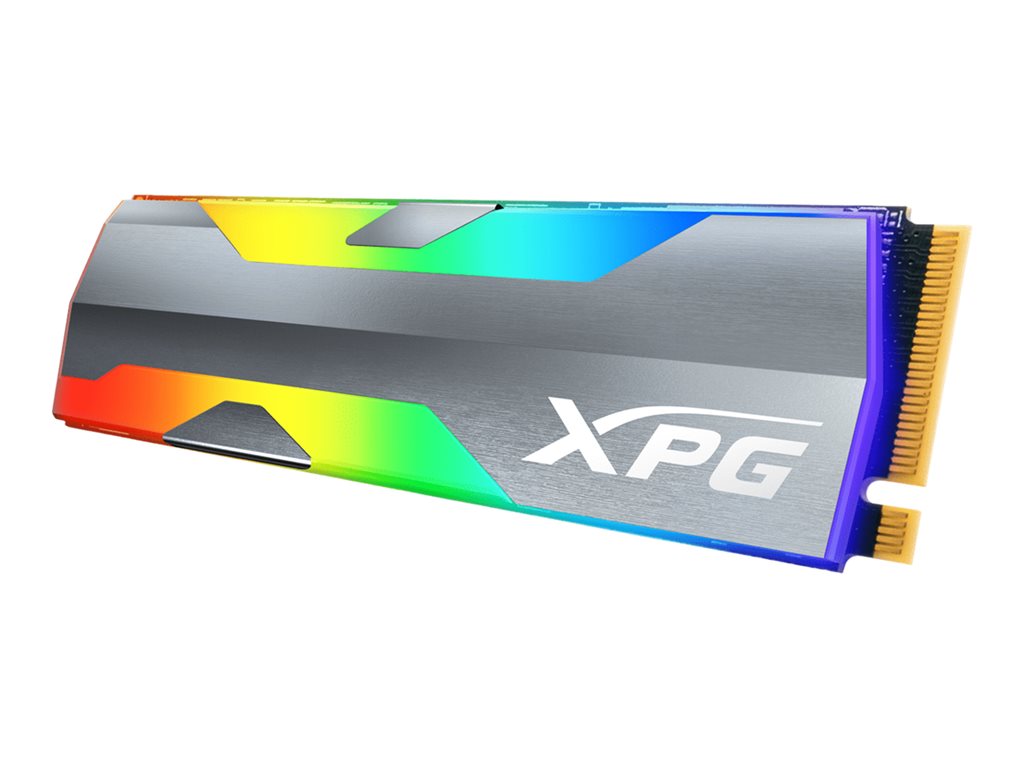 ADATA XPG Spectrix S20G RGB - SSD - 500 GB - internal - M.2 2280 - PCIe 3.0 x4 (NVMe) - 256-bit AES - integrated