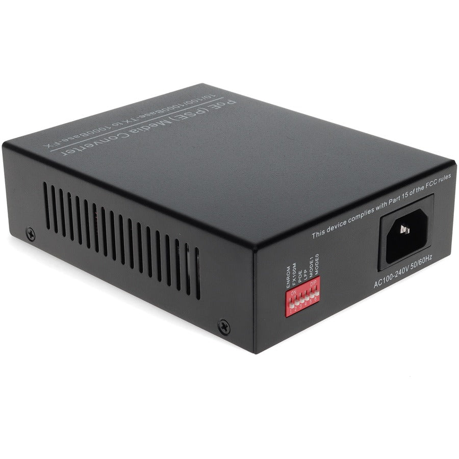 ADD-GMCP-LX-1SC PoE Media Converter - 1000Base-TX to 1000Base-LX Single-Mode Fiber SC