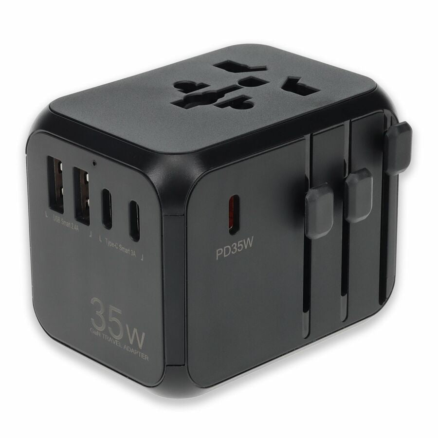 ADD-ON Travel Wall Plug 35W 2xUSB-C 3xUSB-A Multi-Port Charger