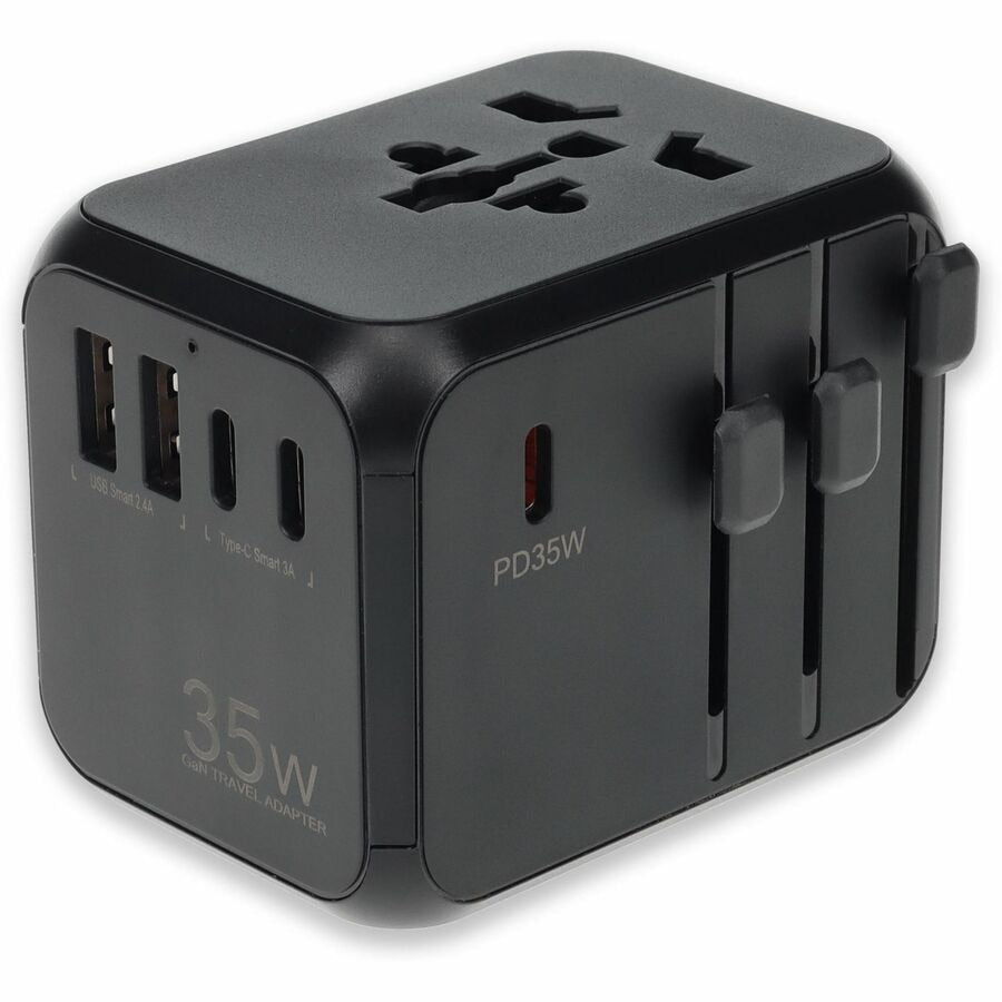 ADD-ON Travel Wall Plug 35W 2xUSB-C 3xUSB-A Multi-Port Charger