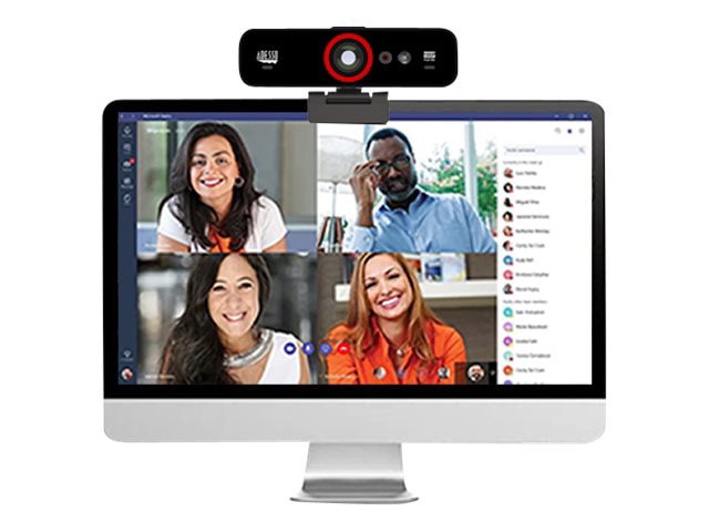 ADESSO CYBERTRACKF1 1080P HD USB Webcam with Privacy Shutter