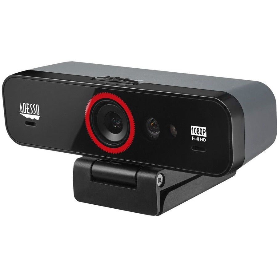 ADESSO CYBERTRACKF1 1080P HD USB Webcam with Privacy Shutter