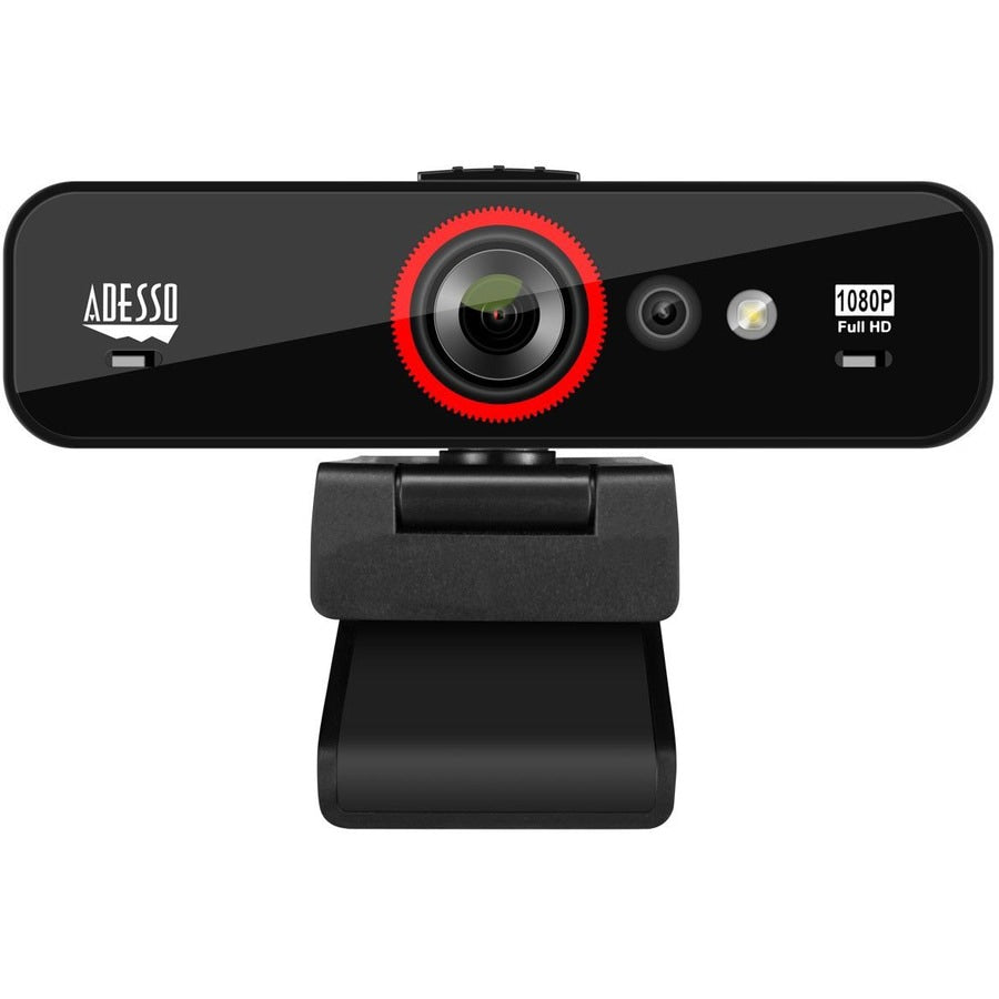 ADESSO CYBERTRACKF1 1080P HD USB Webcam with Privacy Shutter