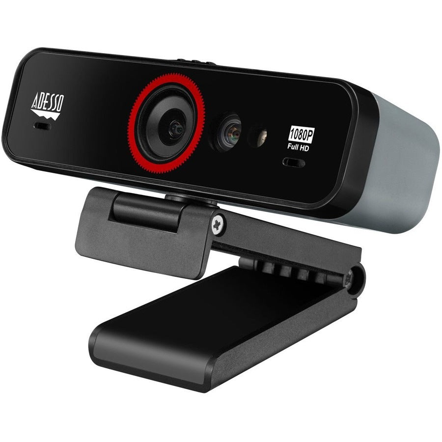 ADESSO CYBERTRACKF1 1080P HD USB Webcam with Privacy Shutter