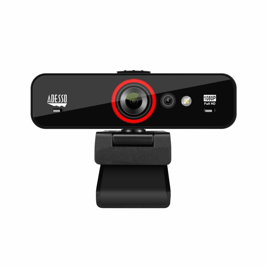 ADESSO CYBERTRACKF1 1080P HD USB Webcam with Privacy Shutter
