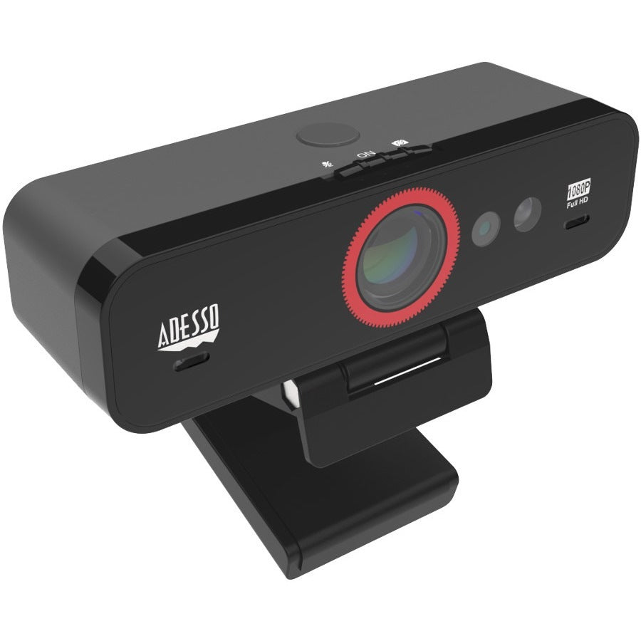 ADESSO CYBERTRACKF1 1080P HD USB Webcam with Privacy Shutter