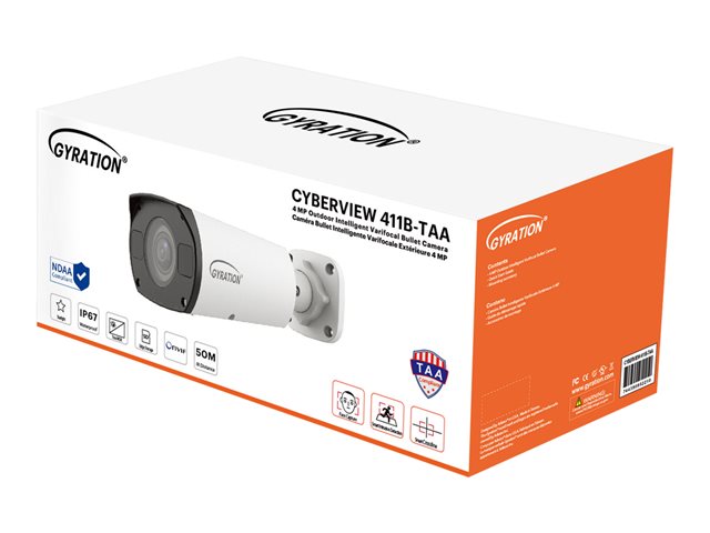 ADESSO CYBERVIEW411B-TAA 4MP Surveillance Camera with Motorized Zoom
