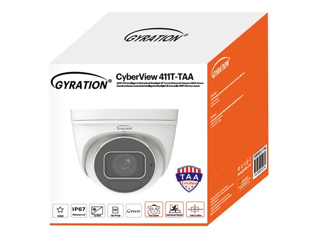 ADESSO CYBERVIEW411T-TAA 4MP Security Camera 1/3" CMOS PoE TAA