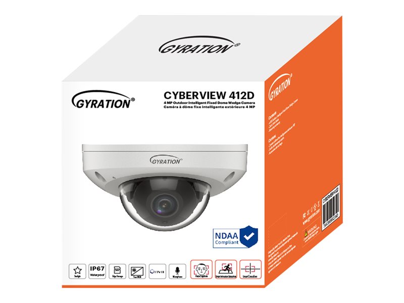 ADESSO CYBERVIEW412D 1/3" CMOS Security Camera 2688x1520 30m IR PoE