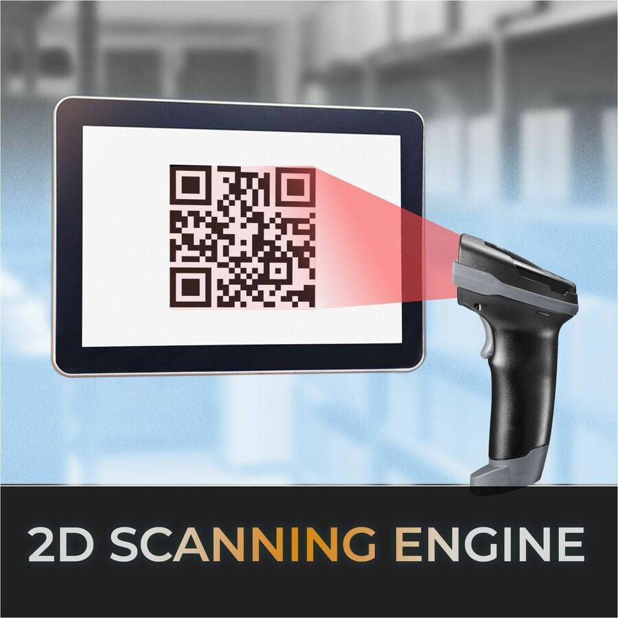 ADESSO NUSCAN3000 Bluetooth Barcode Scanner with Versatile Connectivity for Business