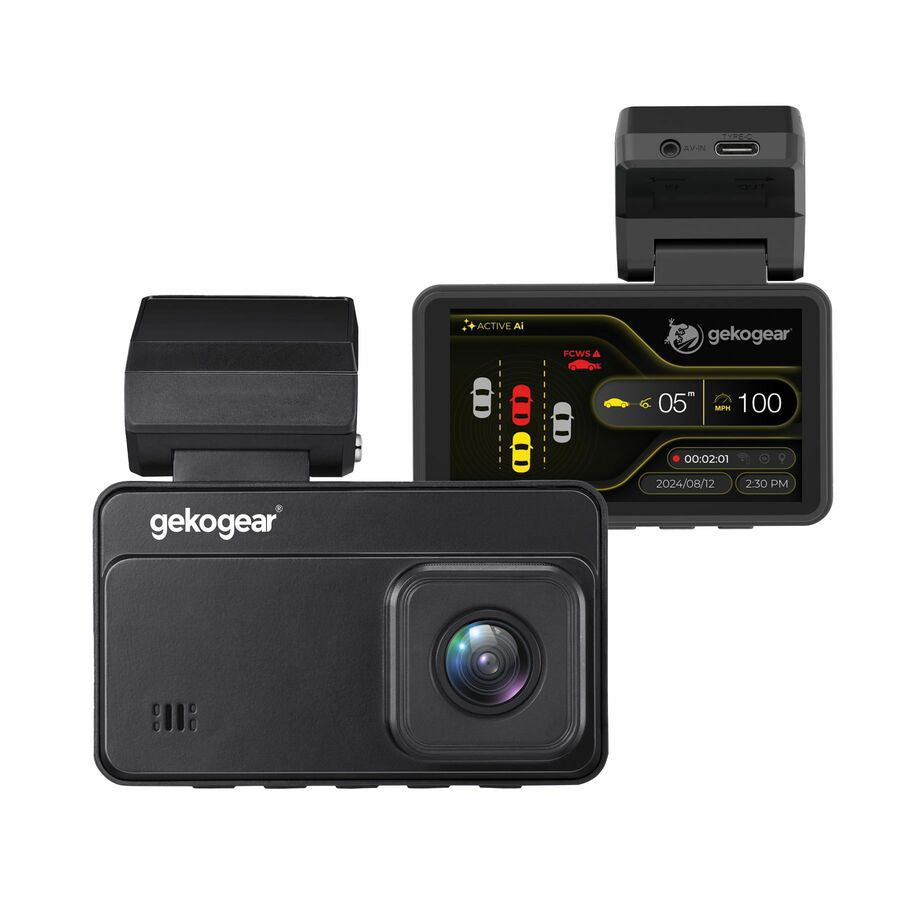 ADESSO Orbit ORBITD220 Dual-Channel Dashcam with OrbitVision AI Safety Alerts