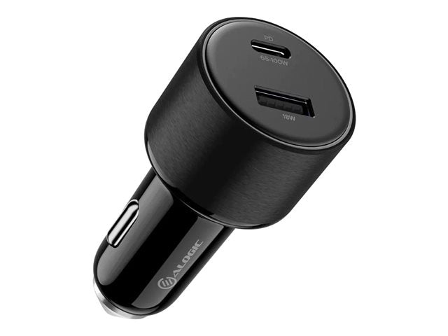 ALOGIC 100W Rapid Car Charger Dual USB-C & USB-A Ports