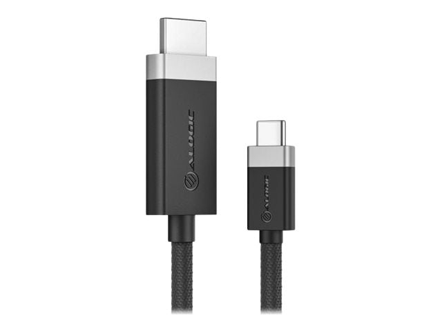 ALOGIC Fusion - Adapter cable - 24 pin USB-C male to HDMI male - 3.3 ft - space gray - 4K60Hz support