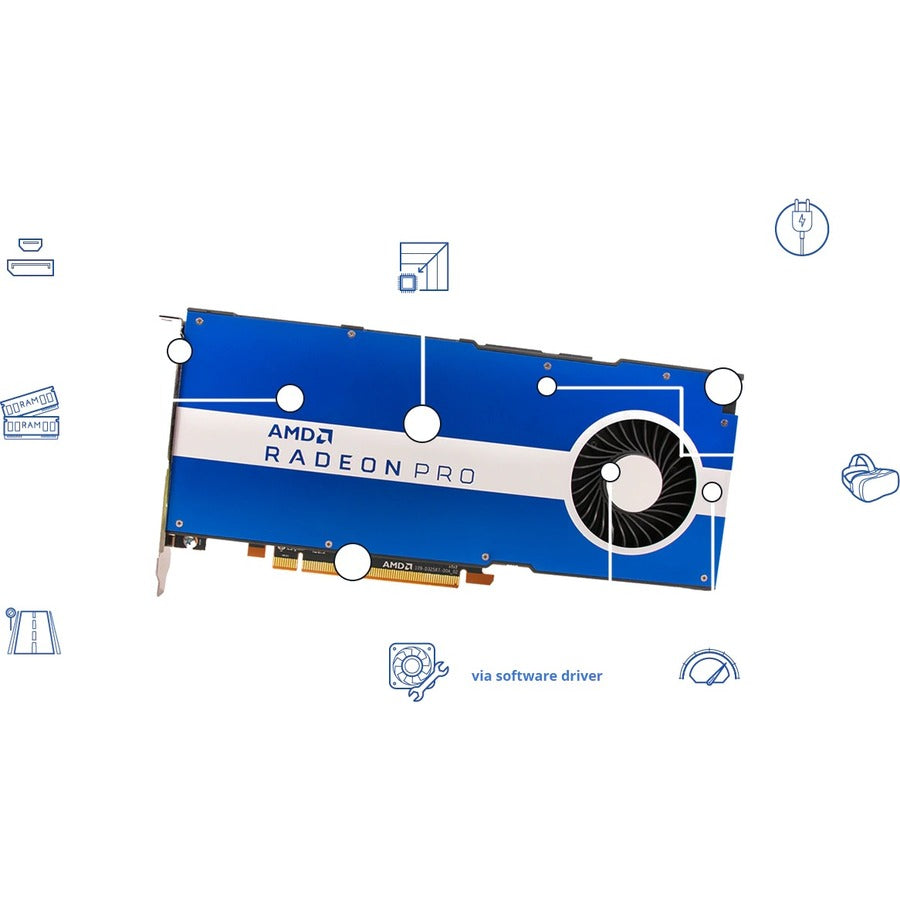 AMD Radeon Pro W5500 Graphic Card - 8 GB GDDR6 100-506095