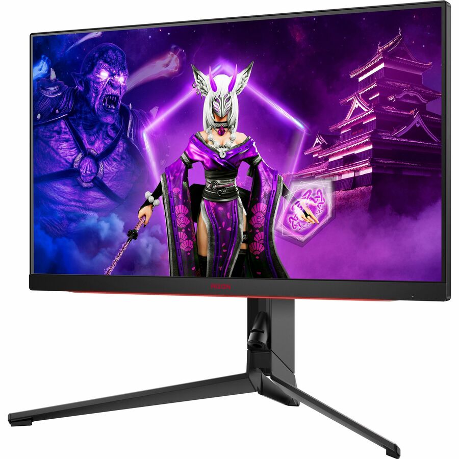 AOC AGON PRO AG274QZM 27" Class WQHD Gaming Mini LED Monitor - 16:9 - Black, Red