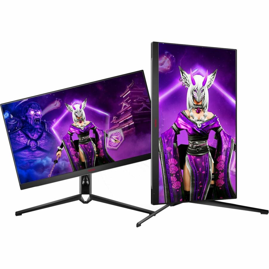 AOC AGON PRO AG274QZM 27" Class WQHD Gaming Mini LED Monitor - 16:9 - Black, Red