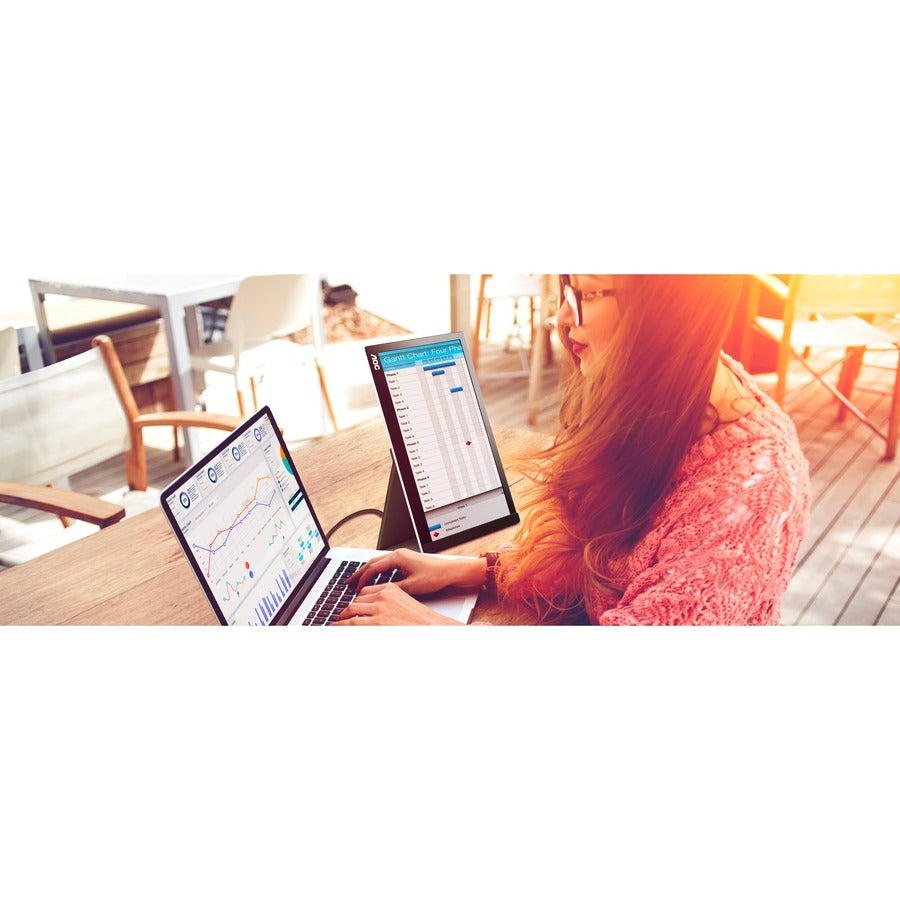 AOC I1601C 16 Class Full HD LCD Monitor - 16:9 - Black