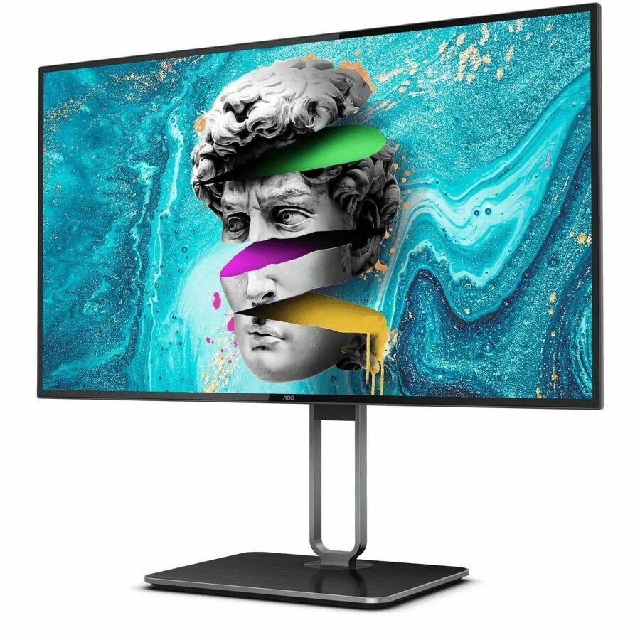 AOC U27U2DP 27" Class 4K UHD LCD Monitor - 16:9 - Black, Gray