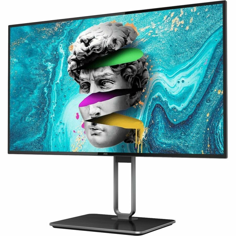 AOC U27U2DP 27" Class 4K UHD LCD Monitor - 16:9 - Black, Gray