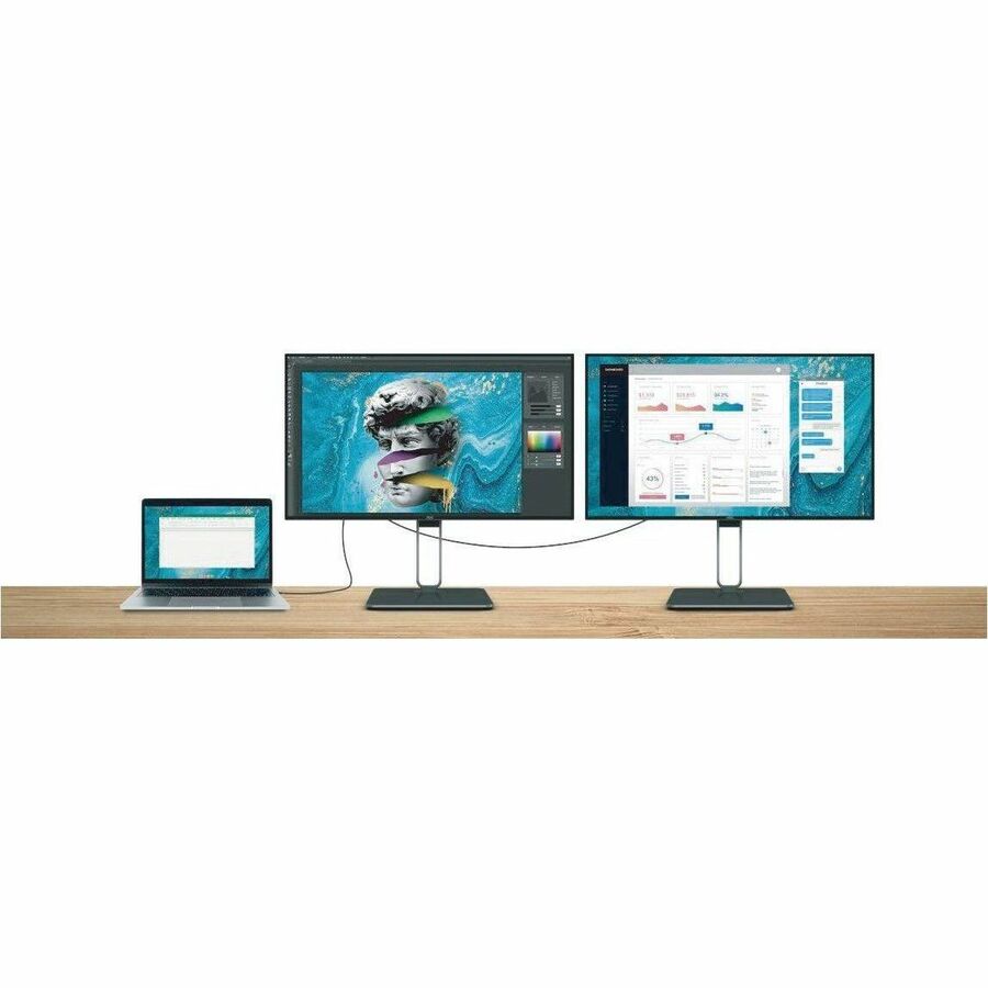 AOC U27U2DP 27" Class 4K UHD LCD Monitor - 16:9 - Black, Gray